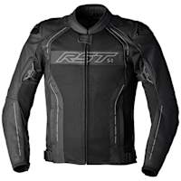RST S1 Mesh CE Leather Jacket - Black / Black 