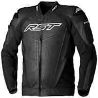RST Tractech Evo 5 CE Leather Jacket - Black / Black / Black