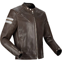 Segura Romeo Leather Jacket - Brown / White