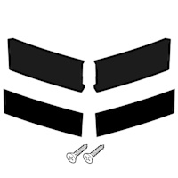 Shad SH23 Replacement Aluminium Reflectors - D1B231CAR