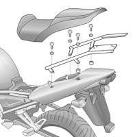 Shad Top Box Fitting Kit Y0FZ11ST - Yamaha Fazer 1000 (01-05)
