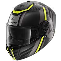 Shark Spartan RS Carbon - Shawn Carbon / Yellow / Anthracite