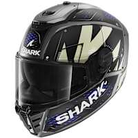 Shark Spartan RS - Stingrey Matt Anthracite / Blue