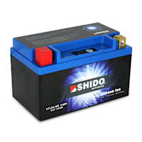 Shido Lithium Motorcycle Battery - LT12A-BS LION