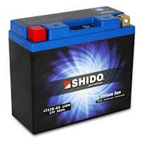 Shido Lithium Motorcycle Battery - LT12B-BS LION