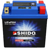 Shido Lithium Motorcycle Battery - LTX14AHL-BS Q LION