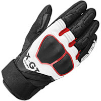 Spidi X-GT Leather Gloves - Black / Grey / Red