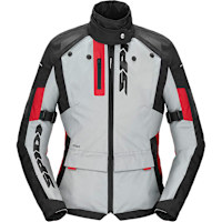 Spidi Ladies Crossmaster CE Textile Jacket - Black / Grey / Red