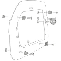 SW Motech Carrier Adapter Kit - TRAX Side Cases To Quick-Lock Side Carrier
