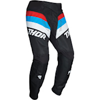 Thor Youth Pulse Racer Pants - Black / Blue / Red