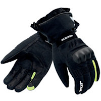 T.ur G-Two Pro Textile Gloves - Black - Fluorescent Yellow