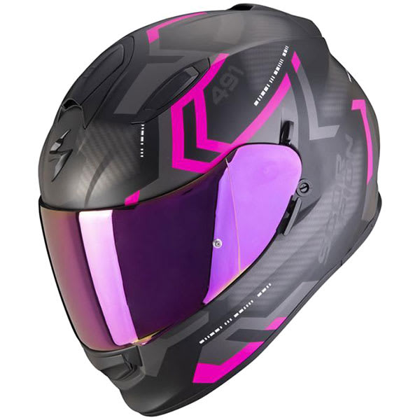 Scorpion Exo-491 - Spin Black / Pink - FREE UK DELIVERY